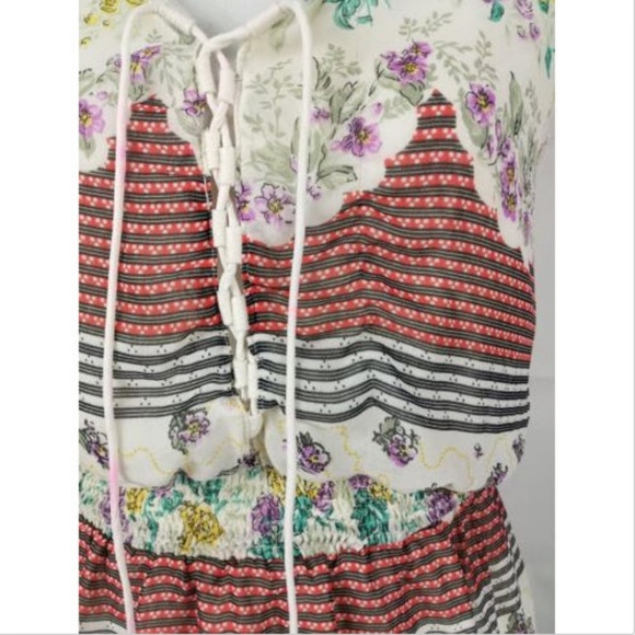 Free People Short Boho dress size Small Floral - Picture 2 of 6